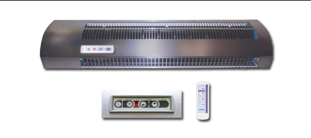 Olefini Elektrikli Isıtıcılı Hava Perdeleri resim 3
